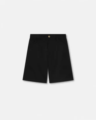 Pantalones cortos cargo de gabardina
