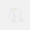 Pantalones cortos de chándal de jersey de algodón bordados para niño Pantalones cortos de chándal de jersey de algodón bordados para niño