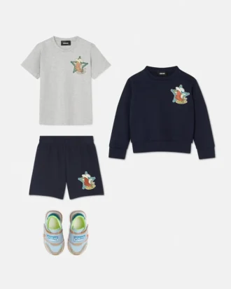 Pantalones cortos de jersey de algodón para niño