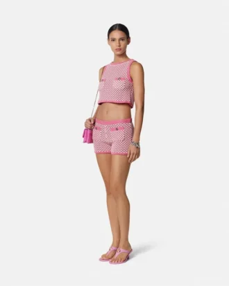 Pantalones cortos de punto de ganchillo