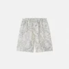 Pantalones cortos de sarga de seda estampados para niño Pantalones cortos de sarga de seda estampados para niño