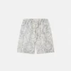 Pantalones cortos de sarga de seda estampados para niño Pantalones cortos de sarga de seda estampados para niño