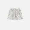 Pantalones cortos de sarga de seda estampados para niño Pantalones cortos de sarga de seda estampados para niño
