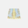 Pantalones cortos de sarga de seda estampados para niño