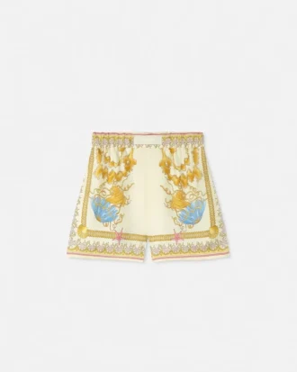 Pantalones cortos de seda Barocco Silk