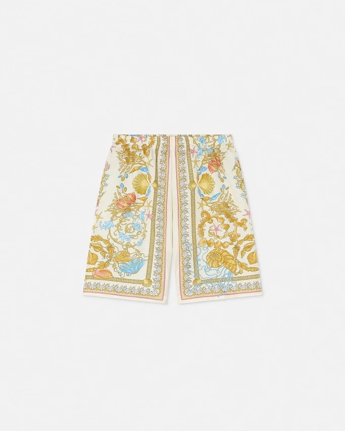Pantalones cortos de seda Barocco Silk para niño Pantalones cortos de seda Barocco Silk para niño