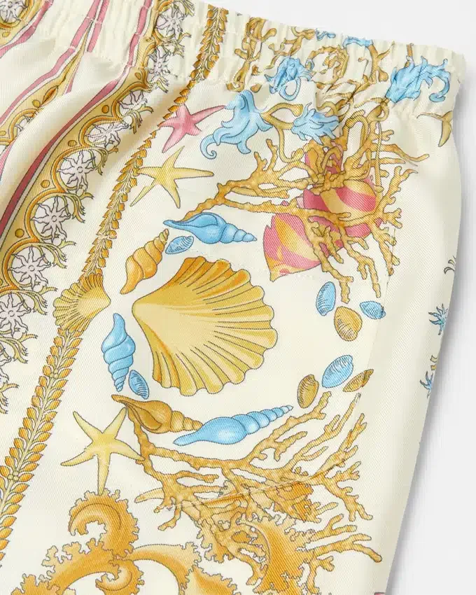 Pantalones cortos de seda Barocco Silk para niño Pantalones cortos de seda Barocco Silk para niño