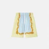 Pantalones cortos de seda con rayas Barocco Silk para niño Pantalones cortos de seda con rayas Barocco Silk para niño