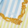 Pantalones cortos de seda con rayas Barocco Silk para niño Pantalones cortos de seda con rayas Barocco Silk para niño