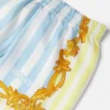 Pantalones cortos de seda con rayas Barocco Silk para niño Pantalones cortos de seda con rayas Barocco Silk para niño