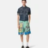 Pantalones cortos de seda Versace Safari