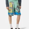 Pantalones cortos de seda Versace Safari