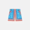 Pantalones cortos estampados de popelín de algodón para niño Pantalones cortos estampados de popelín de algodón para niño