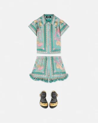 Camisa infantil de seda Barocco Silk