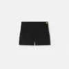 Pantalones cortos masculinos de gabardina