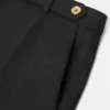 Pantalones cortos masculinos de gabardina