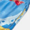 Pantalones cortos regulares de sarga de seda estampada
