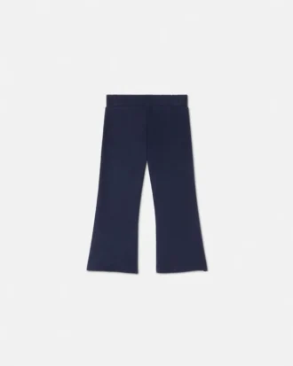 Pantalones de chándal acampanados para niño con logotipo Versace brillante