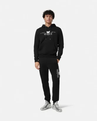 Pantalones de chándal con logotipo de Versace