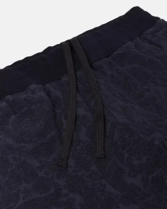 Pantalones de chándal de felpa con jacquard Barocco