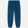 Pantalones de chándal de jersey de algodón bordados Pantalones de chándal de jersey de algodón bordados