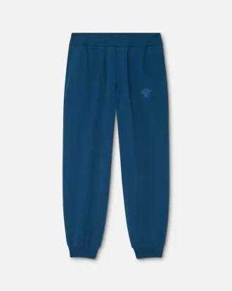 Pantalones de chándal de jersey de algodón bordados Pantalones de chándal de jersey de algodón bordados