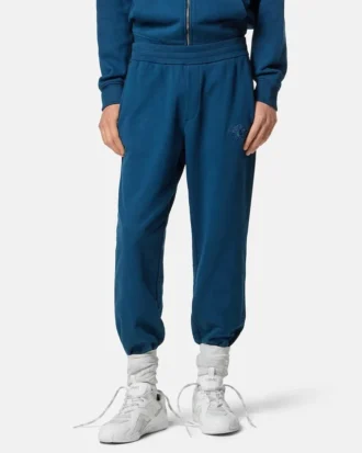 Pantalones de chándal de jersey de algodón bordados Pantalones de chándal de jersey de algodón bordados