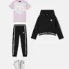 Pantalones de chándal de jersey de algodón bordados para niño Pantalones de chándal de jersey de algodón bordados para niño