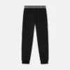 Pantalones de chándal de jersey de algodón bordados para niño Pantalones de chándal de jersey de algodón bordados para niño