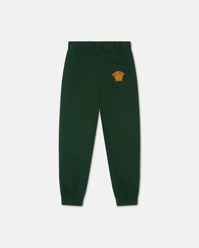 Pantalones de chándal de jersey de algodón bordados para niño Pantalones de chándal de jersey de algodón bordados para niño