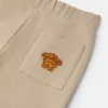 Pantalones de chándal de jersey de algodón bordados para niño Pantalones de chándal de jersey de algodón bordados para niño