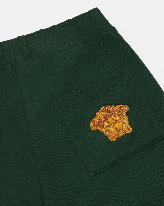 Pantalones de chándal de jersey de algodón bordados para niño Pantalones de chándal de jersey de algodón bordados para niño