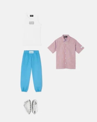 Pantalones de chándal de jersey de algodón estampados para niño