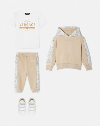 Pantalones de chándal de jersey de algodón estampados para niño