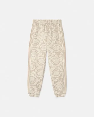 Pantalones de chándal de jersey de algodón jacquard para niño