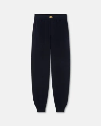 Pantalones de chándal de punto de cachemira y algodón