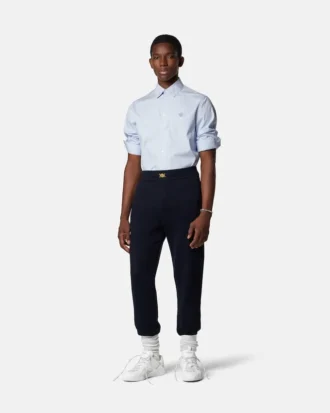 Pantalones de chándal de punto de cachemira y algodón