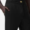 Pantalones de chándal de punto de cachemira y algodón