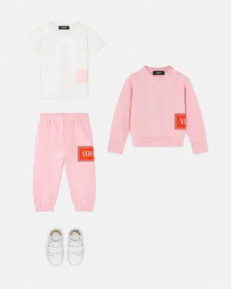 Pantalones de chándal para niño con logotipo vintage de los 90