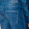 Pantalones de piel desgastada Pantalones de piel desgastada