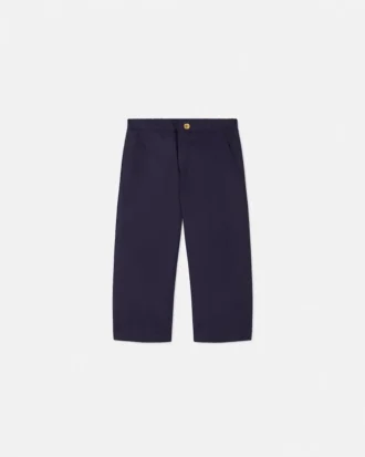 Pantalones de popelín de algodón para niño