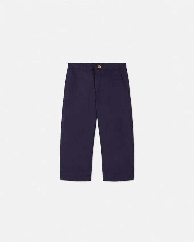 Pantalones de popelín de algodón para niño Pantalones de popelín de algodón para niño