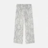 Pantalones de sarga de seda estampados para niño Pantalones de sarga de seda estampados para niño