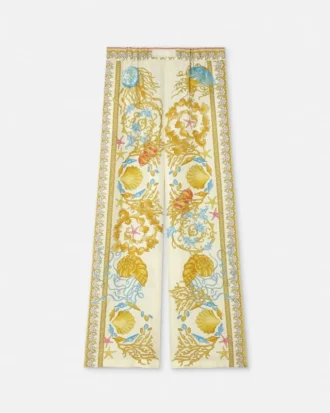 Pantalones de seda Barocco Silk