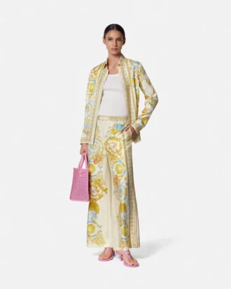 Pantalones de seda Barocco Silk