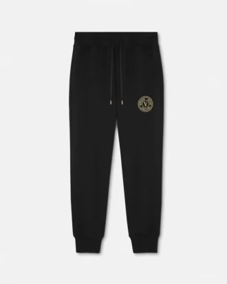 Pantalones deportivos con emblema en V