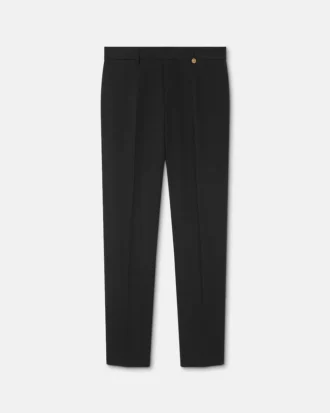 Pantalones formales ajustados de lana