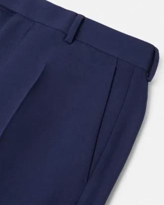 Pantalones formales ajustados de lana Pantalones formales ajustados de lana
