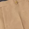 Pantalones formales de lana jaspeada Pantalones formales de lana jaspeada