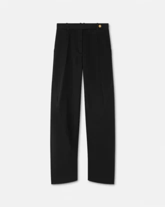 Pantalones holgados de gabardina de cintura baja
